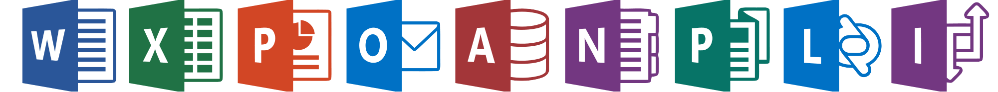 Office 365 2013 Logo - File:Microsoft Office 2013 logos lineup.svg - Wikimedia Commons