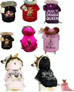 Juicy Couture Dog Logo - JUICY COUTURE DOG WATERPROOF COAT RAIN COAT CLOTHES FLEECE JACKET XS ...