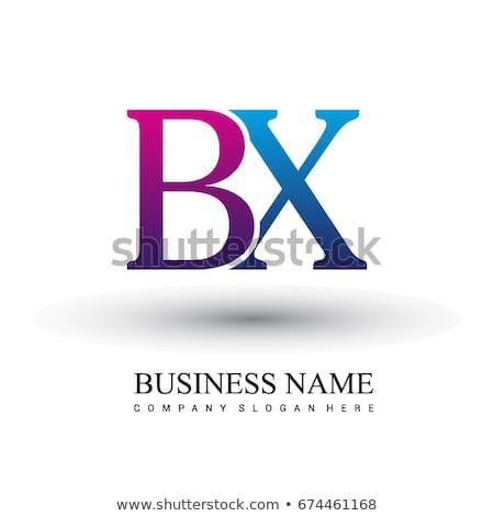 BX Company Logo - initial letter logo BX colored red and blue, Vector logo design ...