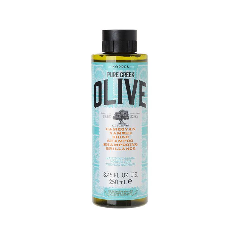 Shampoo Olive Logo - PURE GREEK OLIVE Shine Shampoo