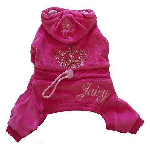 Juicy Couture Dog Logo - Juicy Couture Crown Velour doggie pink track suit