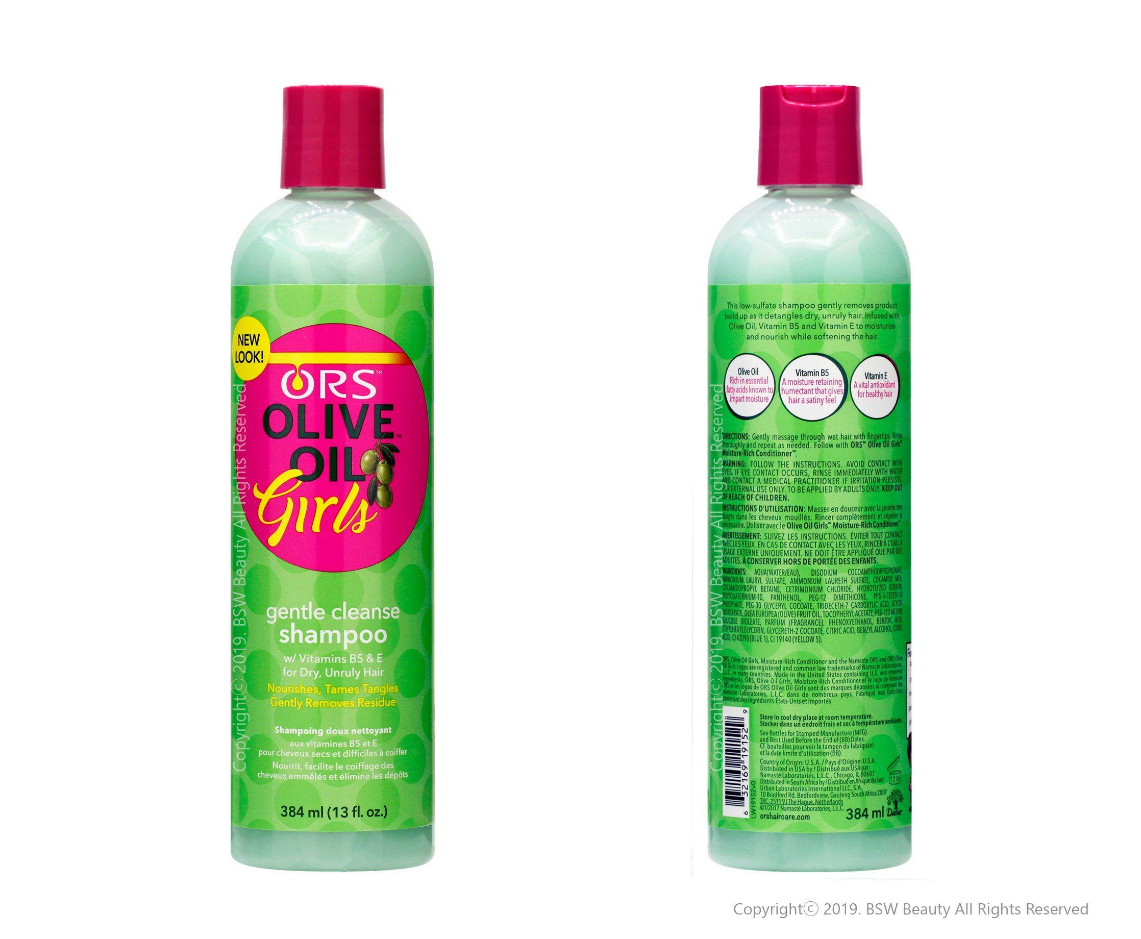 Shampoo Olive Logo - ORS OLIVE OIL GIRLS GENTLE CLEANSE SHAMPOO 13oz – BSW BEAUTY CANADA