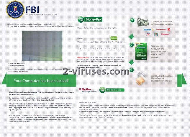 Green Dot MoneyPak Logo - Green Dot Moneypak Virus - How to remove - 2-viruses.com