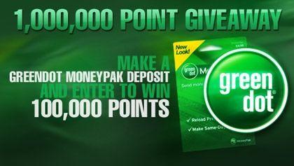 Green Dot MoneyPak Logo - TwinSpires.com. TwinSpires GreenDot 000 Point Giveaway. Bet