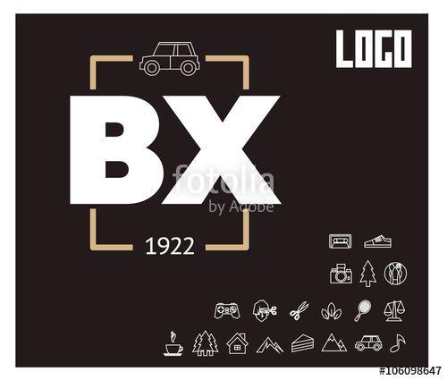 BX Company Logo - BX template Logo design for your company.