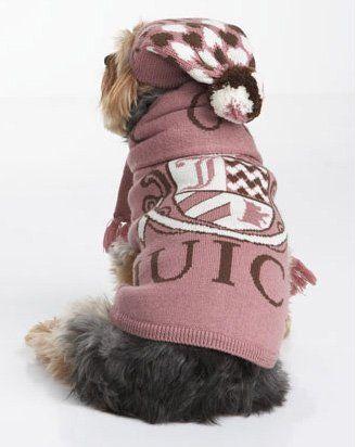 Juicy Couture Dog Logo - NEW AUTHENTIC JUICY COUTURE DOG LOGO SWEATER, HAT & SCARF SET | I ...