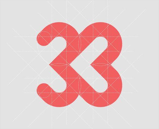 3 Heart Logo - Branding: 33color - Logo Designer