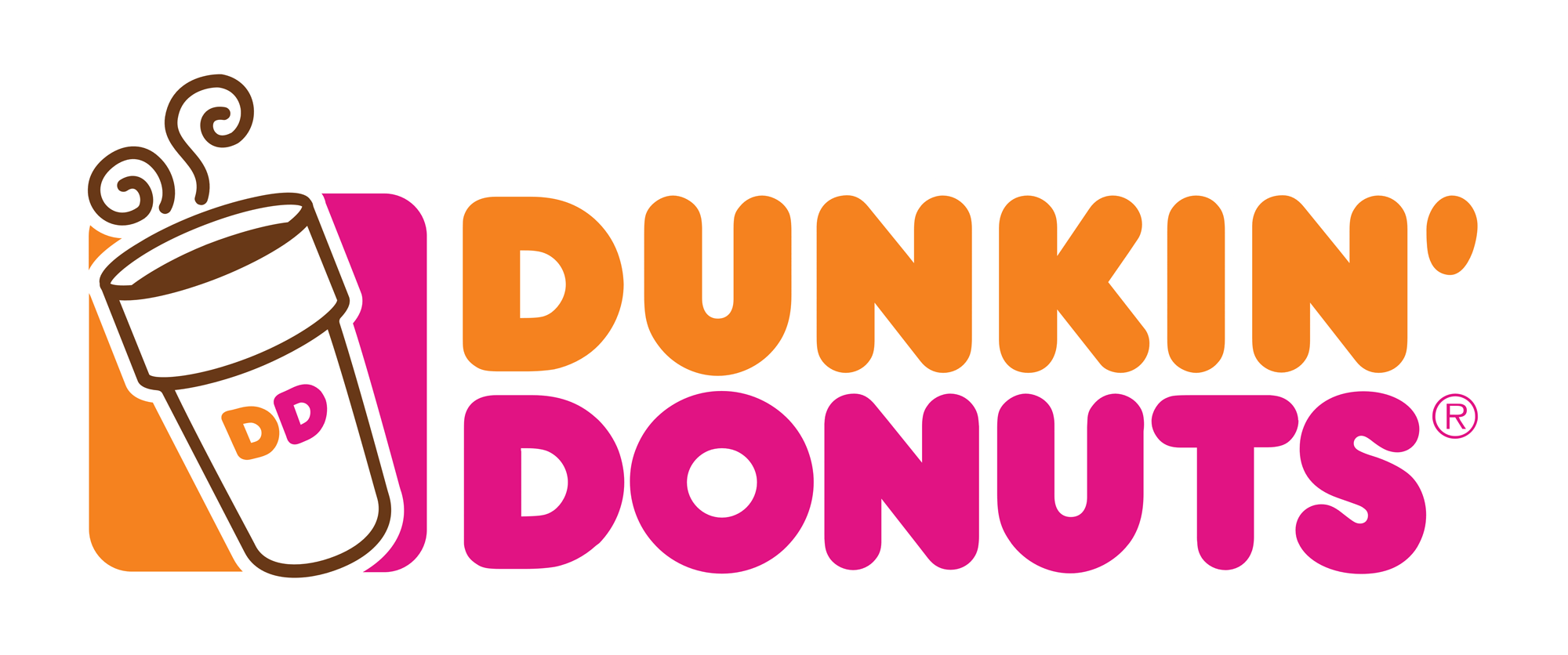 Pink and Orange Logo - Dunkin Donuts Logo, Dunkin Donuts Symbol, Meaning, History and Evolution