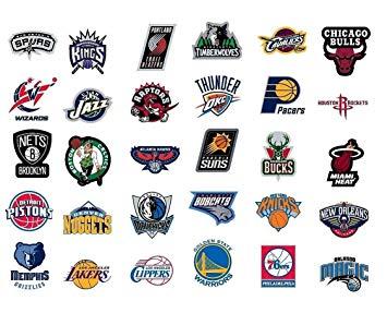 Generic Team Logo - NBA Decal Stickers Basketball New Team Logo Designs Licensed