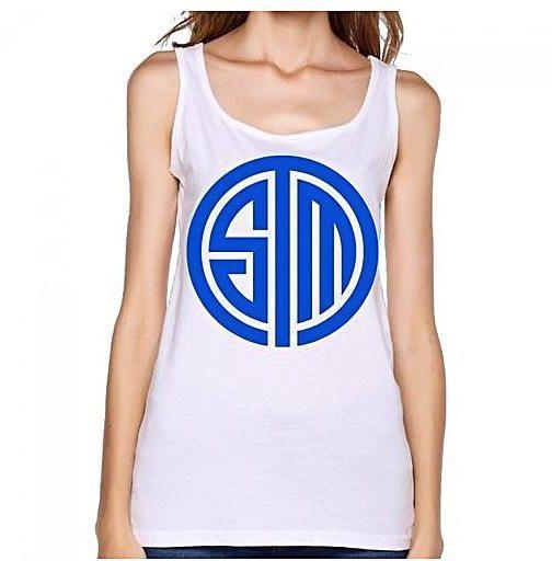 Generic Team Logo - Generic Team SoloMid Logo Women's Print Vest Tank Tops White price