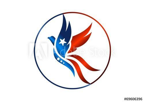 Globe with Wings Logo - bird,logo,phoenix,flying,hawk,eagle,wings,USA flag, globe - Buy this ...
