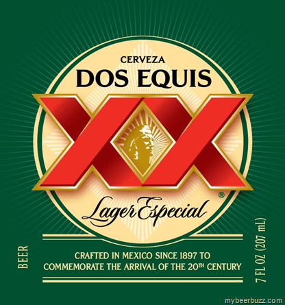 Dos XX Beer Logo - Dos Equis Lager Especial 7oz Bottle | mybeerbuzz | Beer, Drinks ...