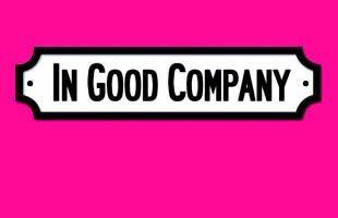 Pink Company Logo - In Good Company logo on a pink background