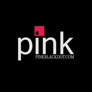 Pink Black Logo - Contact
