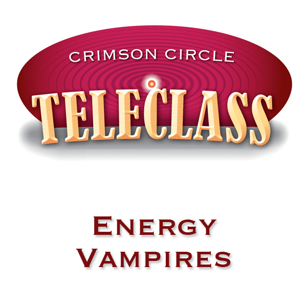 Crimson Circle Logo - Energy Vampire Teleclass