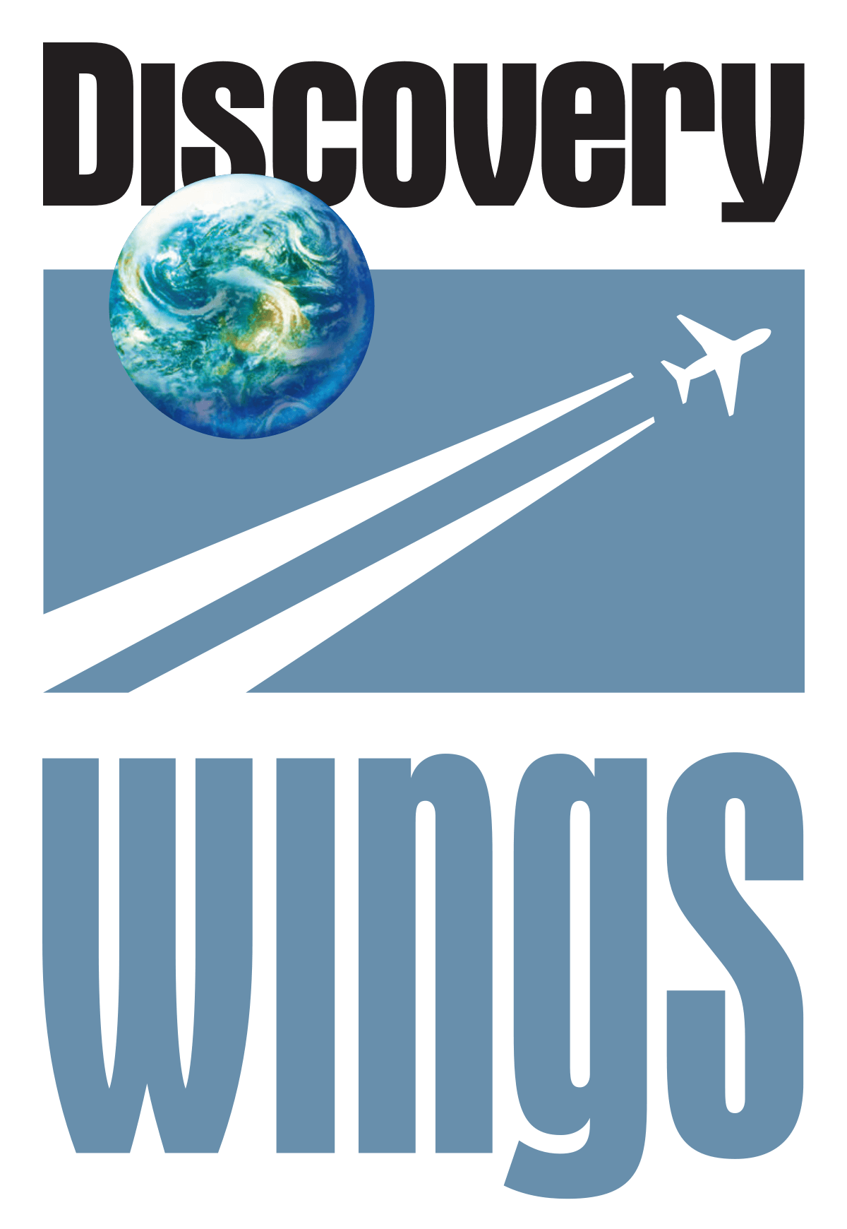 Globe with Wings Logo - Discovery Wings (UK & Ireland)