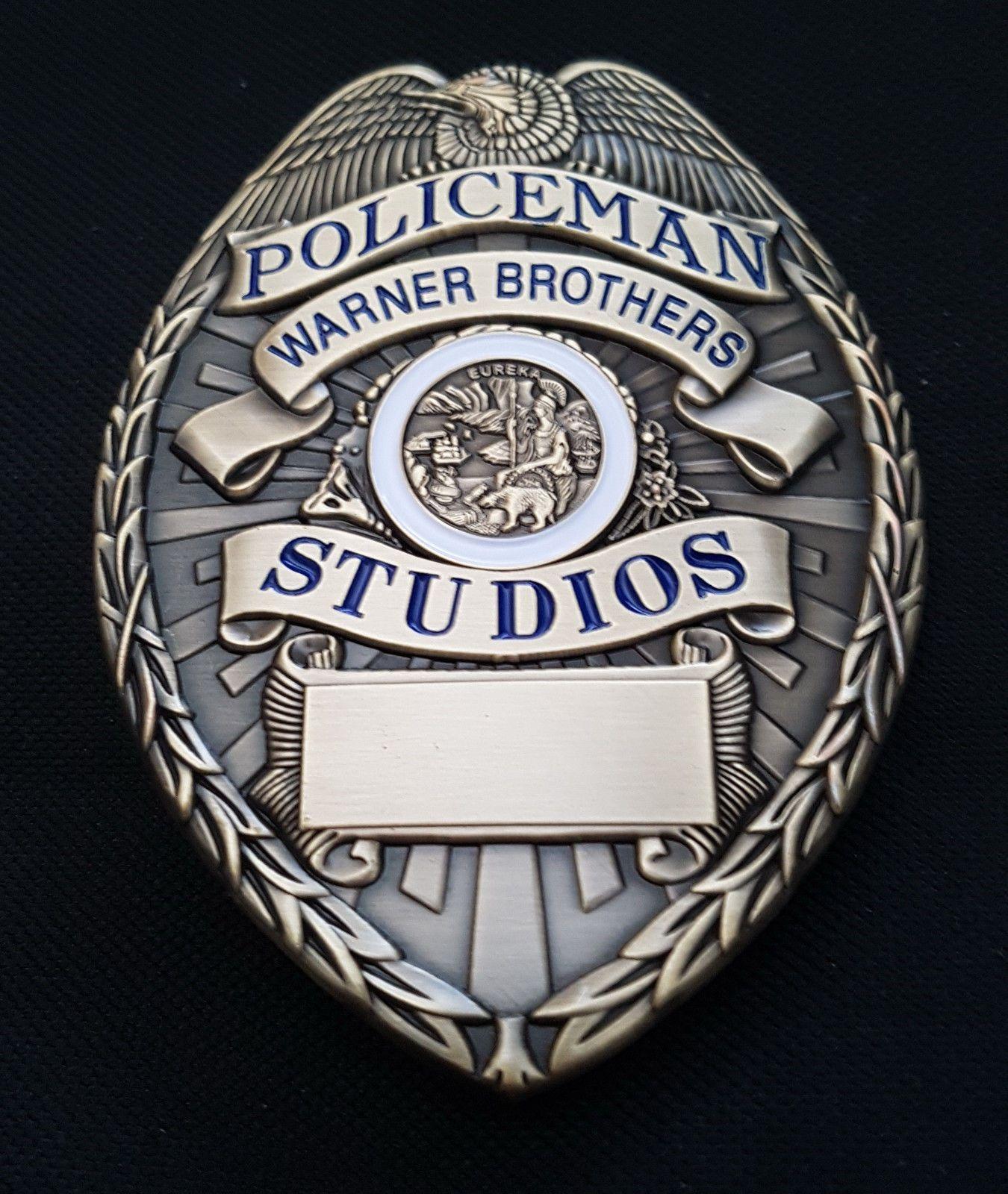 Police Brothers Logo - Policeman, Warner Brothers Studios (Warner Brothers Logo on buck ...