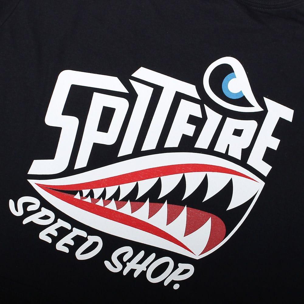 Speed Shop Logo - Spitfire Speed Shop | Logo T-Shirt | Black | Pritchards