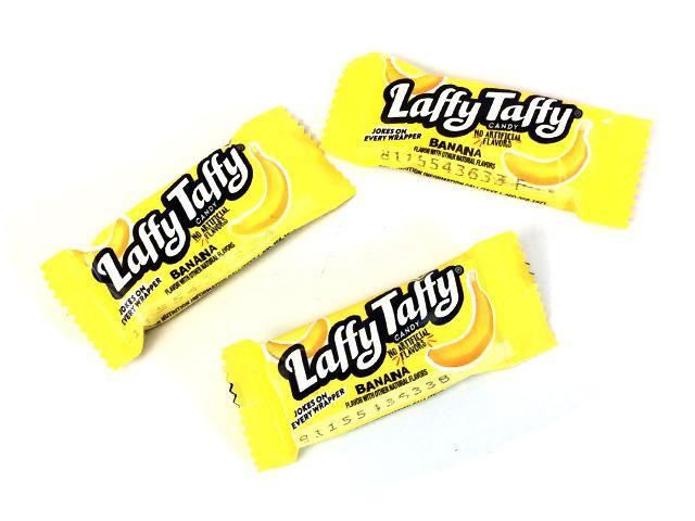 Laffy Taffy Logo - Banana Laffy Taffy 1 piece - OldTimeCandy.com