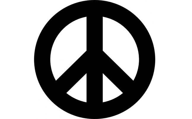 Peace Logo - The Peace symbol actually shows a despairing person with ...