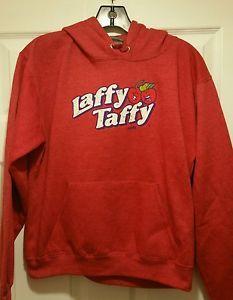 Laffy Taffy Logo - New Laffy Taffy Logo Adult Small Crew Heather Red Hooded Sweatshirt ...