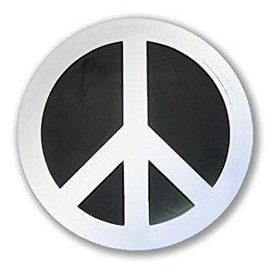 Peace Logo - Peace Symbol Chrome Auto Emblem