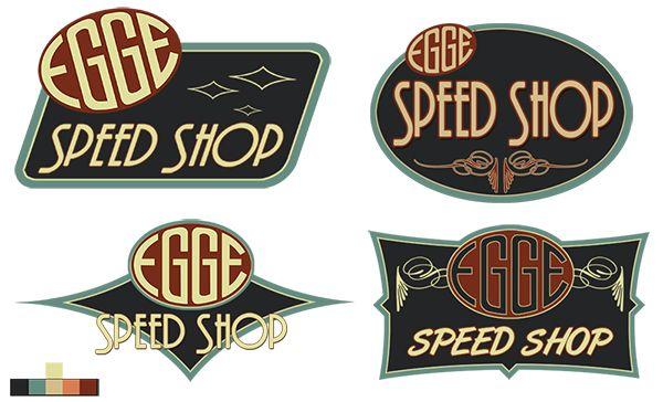 Speed Shop Logo - EGGE Speed Shop