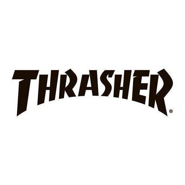 Thrasher Magazine Flames Skateboard Logo - thrasher magazine font? Forum ❤ liked on Polyvore featuring fillers ...