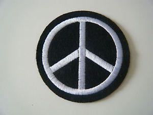 Peace Logo - CND PATCH Large Embroidered Iron On Peace Logo Anti Nuclear ...