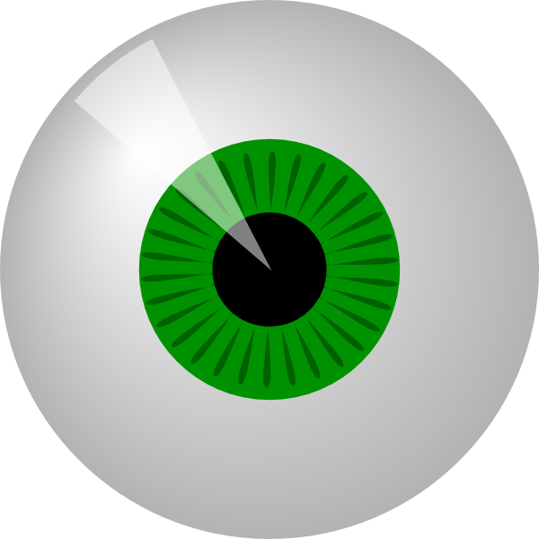 Green Eyeball Logo - Green Eye clip art Clipart Image