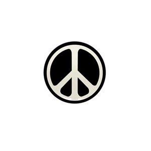 Peace Logo - Retro Peace Symbol Buttons - CafePress