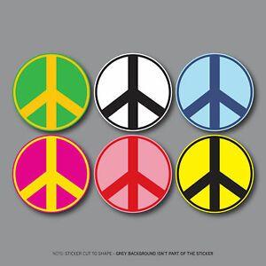 Peace Logo - Peace Logo - Ban The Bomb - CND - Hippy Camper VW Sticker Decal ...