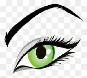 Green Eyeball Logo - Eye Green Eyes Iris Eyelid Eyebrows Brows
