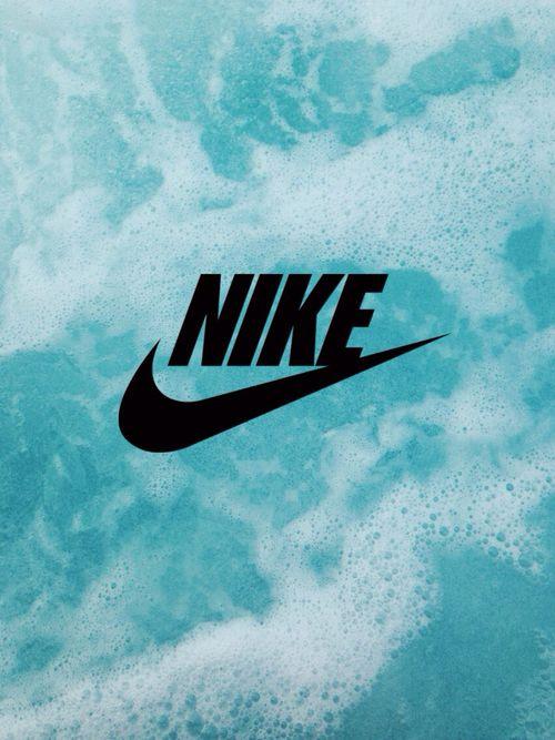 Blue and Black Nike Logo - Image about tumblr in blue