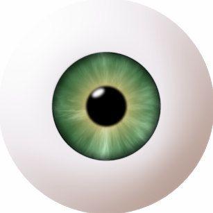 Green Eyeball Logo - Eyeball Stickers & Labels