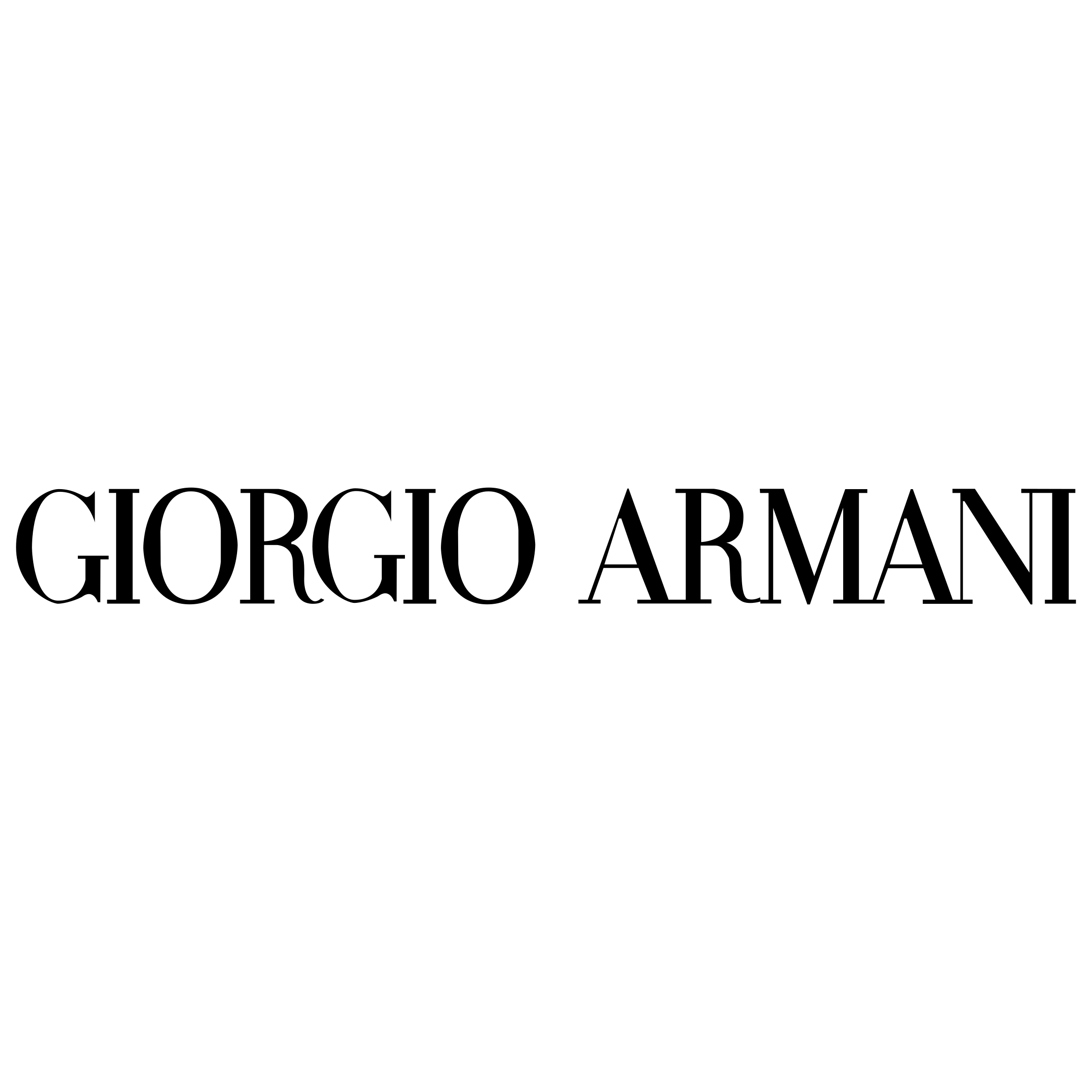 Armani Logo - Giorgio Armani Logo PNG Transparent & SVG Vector - Freebie Supply
