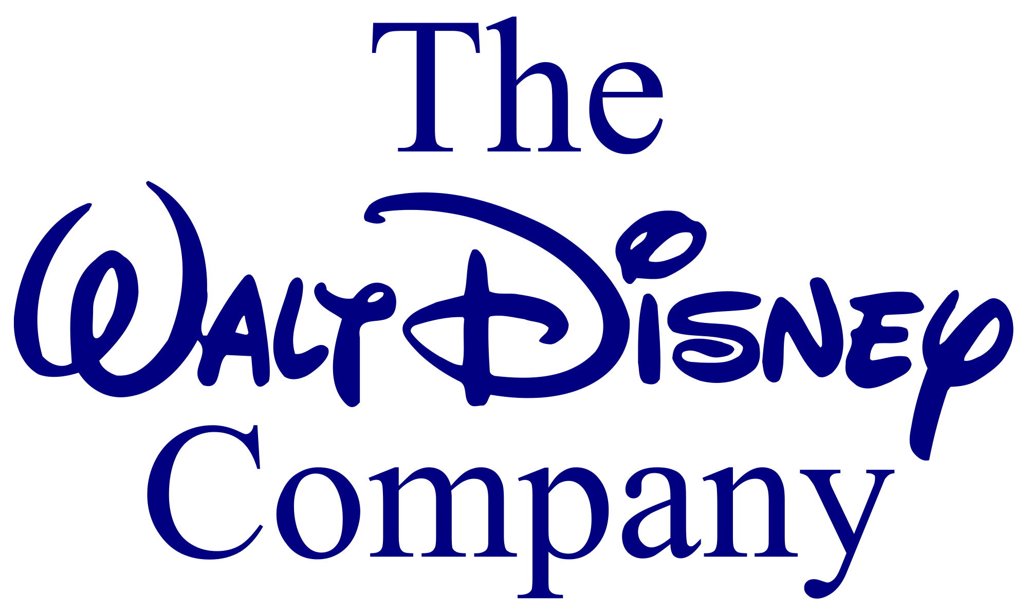 The Walt Disney Company Logo - File:The WaltDisney Company-Logo.svg - Wikimedia Commons