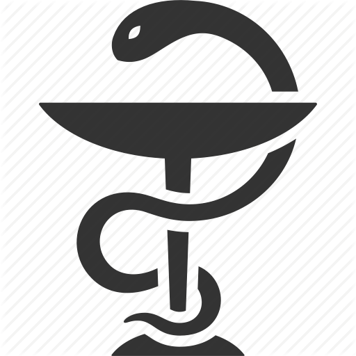 Medical Cross Snake Logo - Healthcare, medicine, pharmacy, snake icon