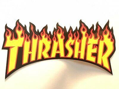Small Thrasher Goat Logo - THRASHER MAGAZINE SKATE Goat Logo Sticker Decal Mag Skateboarding ...