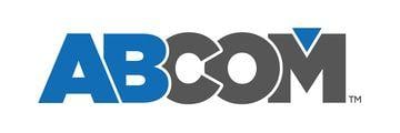 Grey and Blue Logo - ABcom: Telecommunications Foreman