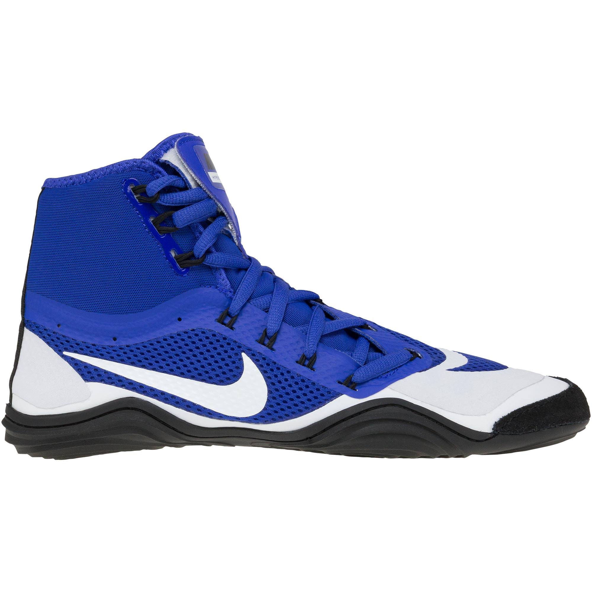 Blue and Black Nike Logo - Nike Hypersweep Shoes | WrestlingMart | Free Shipping