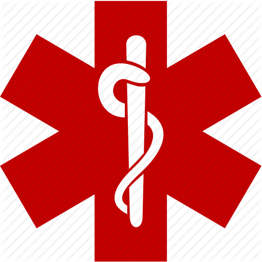 Medical Cross Snake Logo - Emblem, health, medicine, snake icon