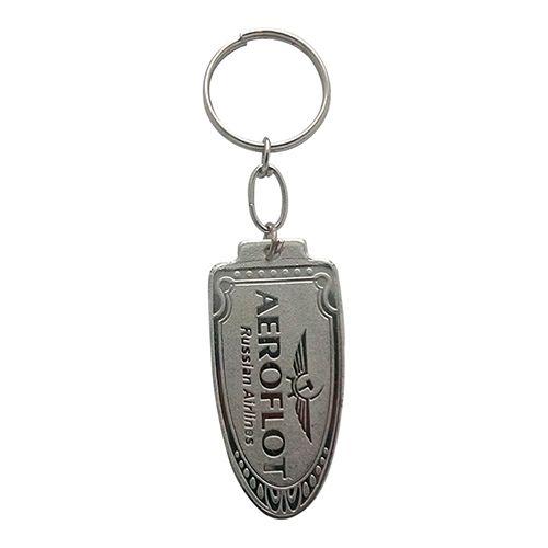White Key Company Logo - Standard Bottle Opener Steel Key Chain Name Logo Corporate Gift Item