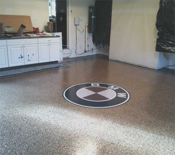 Garage Floor Logo - Martens Commercial, Industrial Epoxy, Acrylic and Urethane Flooring