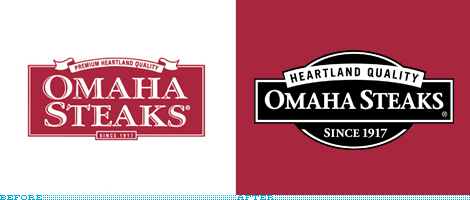New Omaha Steaks Logo - Brand New: A Nod to Steaks from Omaha