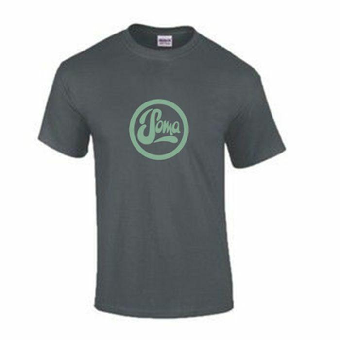 Gray and Blue Logo - SOMA Soma T Shirt (Slate grey with light blue logo) vinyl at Juno ...