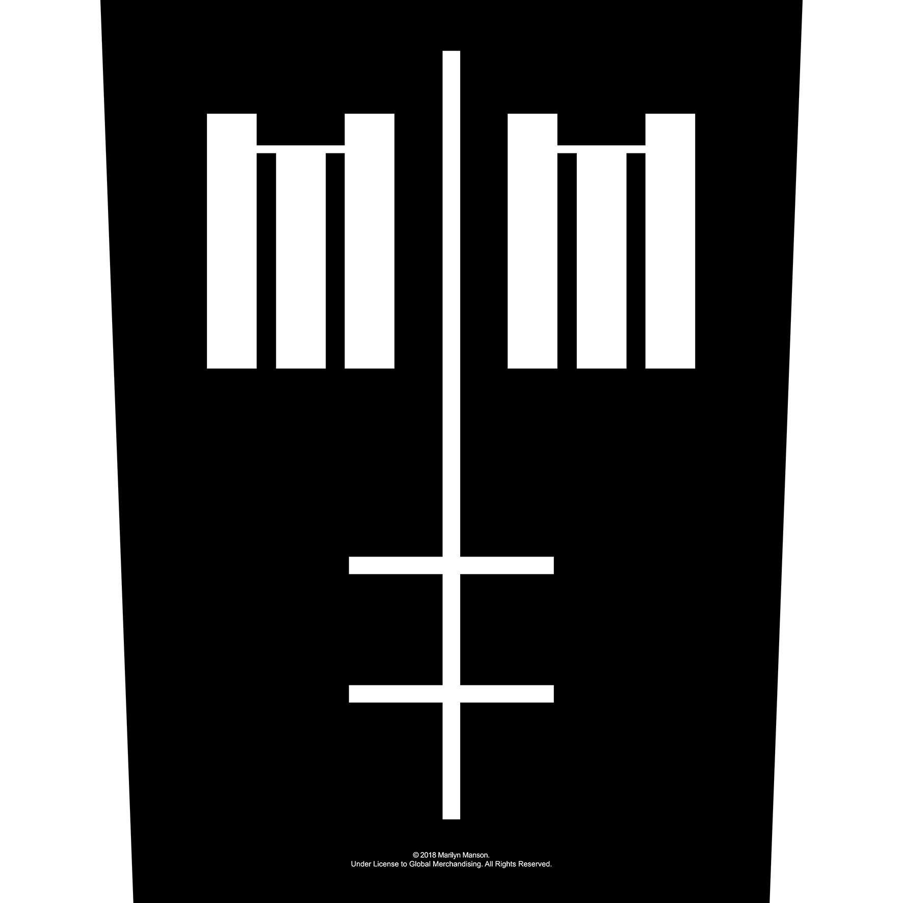 Marilyn Manson Logo - Marilyn Manson 'Cross Logo' Backpatch - Heavy Metal Online