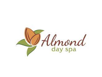 Almond Logo - Almond day spa logo design - 48HoursLogo.com