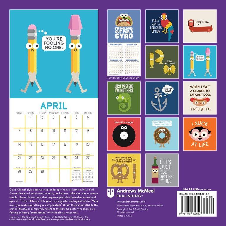 Olenick Logo - The Art of David Olenick 2019 Wall Calendar