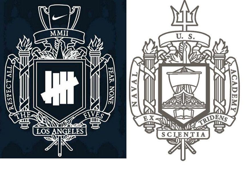 USNA Undefeated Logo - Nike pulls soccer line after allegations of copying US Naval Academy ...